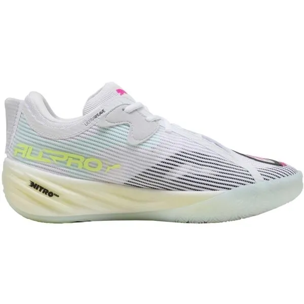 Puma ALL-PRO NITRO Pánska basketbalová obuv, biela, veľkosť 42
