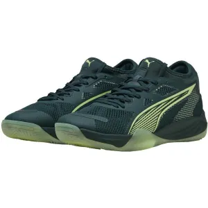 Puma ELIMINATE NITRO SQD 4 Pánska obuv na hádzanú, tmavo zelená, veľkosť 42