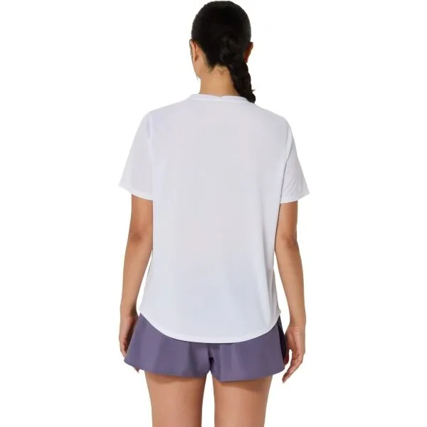 ASICS CORE SS TOP Dámske bežecké tričko, biela, veľkosť