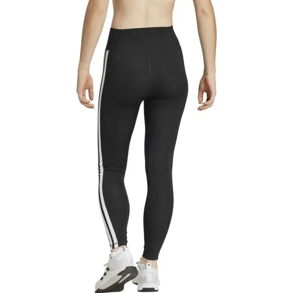 adidas OPTIME ESSENTIALS STASH POCKET LEGGINGS Dámske legíny, čierna, veľkosť