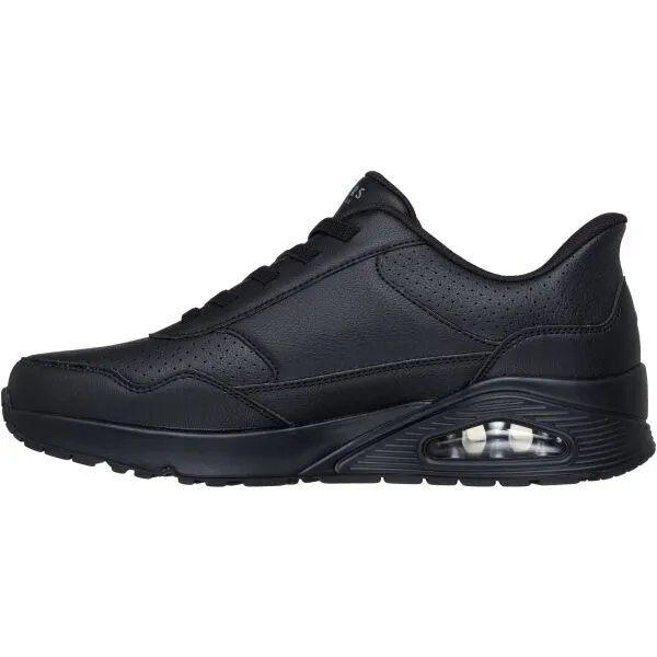 Skechers UNO - BANKSIA LUXE Pánske vychádzkové topánky, čierna, veľkosť