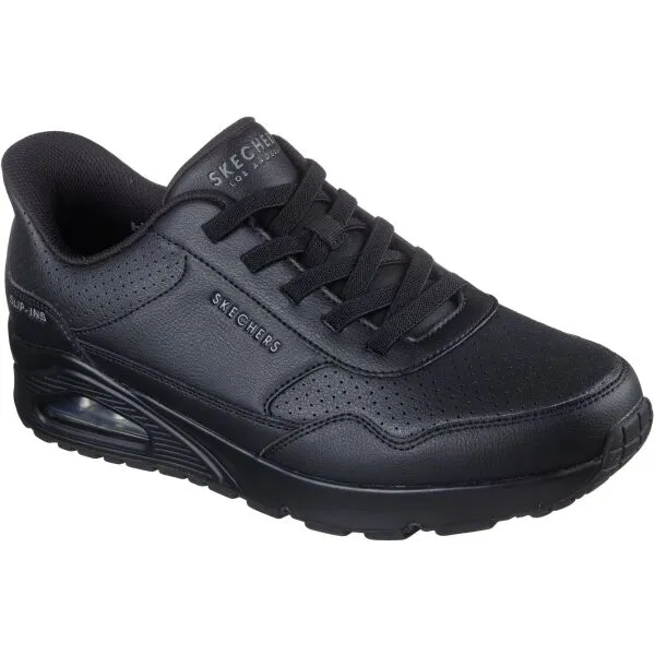 Skechers UNO - BANKSIA LUXE Pánske vychádzkové topánky, čierna, veľkosť