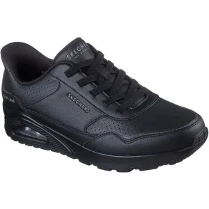 Skechers UNO - BANKSIA LUXE Pánske vychádzkové topánky, čierna, veľkosť