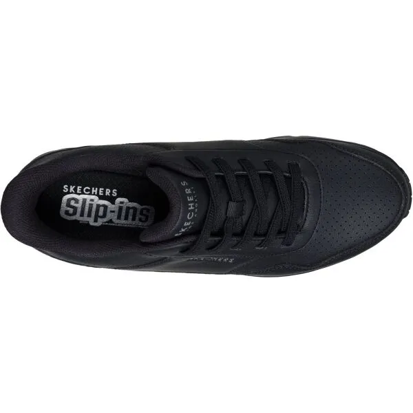 Skechers UNO - BANKSIA LUXE Pánske vychádzkové topánky, čierna, veľkosť