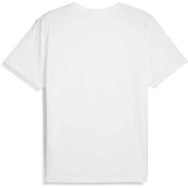 Puma M TAD ESSENTIALS SOLID CAT TEE Pánske tričko, biela, veľkosť