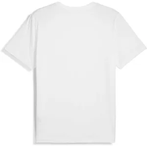 Puma M TAD ESSENTIALS SOLID CAT TEE Pánske tričko, biela, veľkosť