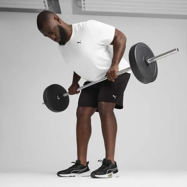 Puma M TAD ESSENTIALS SOLID CAT TEE Pánske tričko, biela, veľkosť