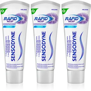 Sensodyne Repair & Protect Cool Mint zubná pasta pre citlivé zuby 3x75 ml