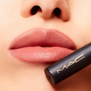 MAC Cosmetics Powder Kiss Velvet Blur Slim Stick matný hydratačný rúž odtieň Over the Taupe 2 g