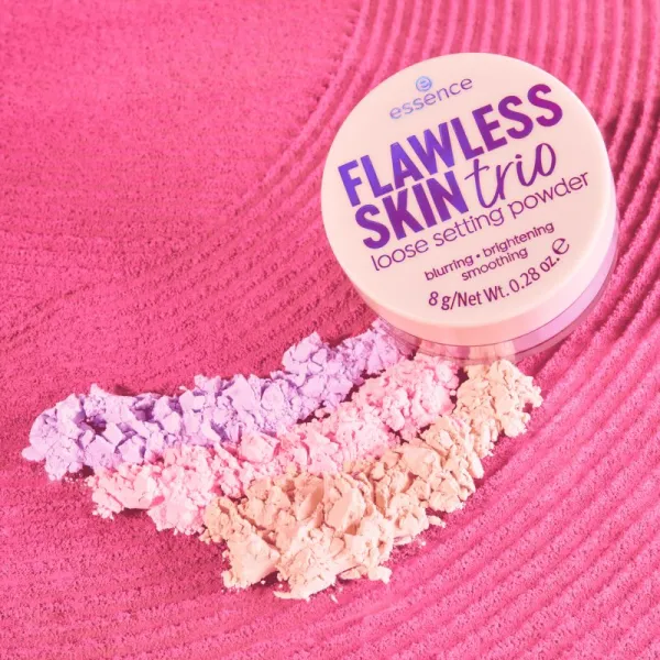 essence Flawless Skin Trio sypký fixačný púder 8 g