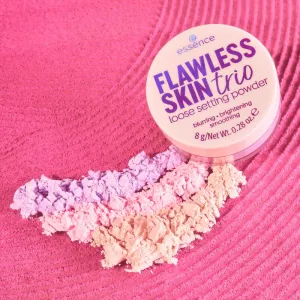 essence Flawless Skin Trio sypký fixačný púder 8 g