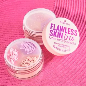 essence Flawless Skin Trio sypký fixačný púder 8 g