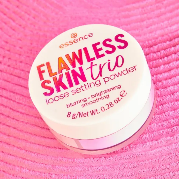 essence Flawless Skin Trio sypký fixačný púder 8 g