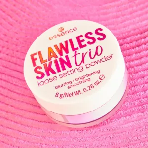 essence Flawless Skin Trio sypký fixačný púder 8 g
