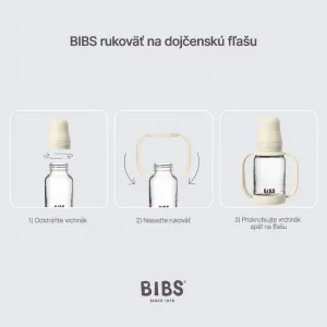 BIBS ušká na fľašu Blush
