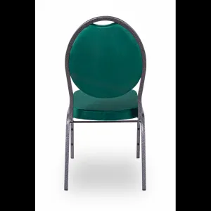 Banketová stolička HERMAN Zelená Velúr