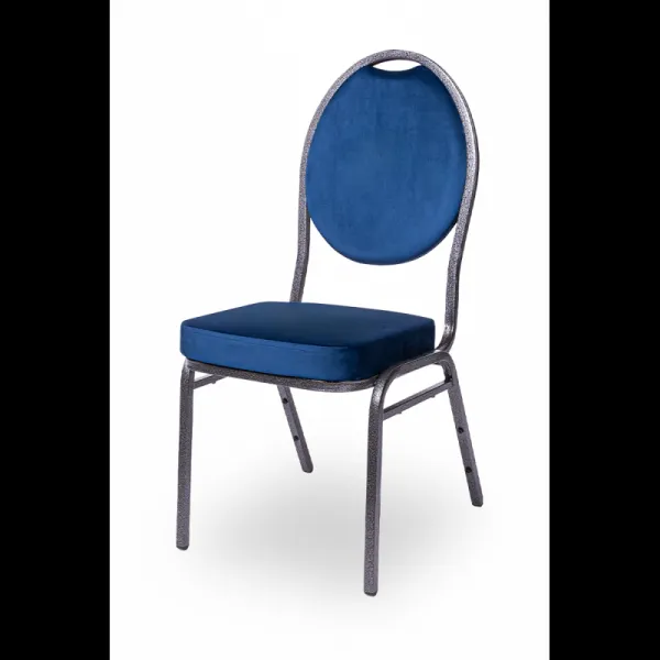 Banketová stolička HERMAN Modrý Velúr