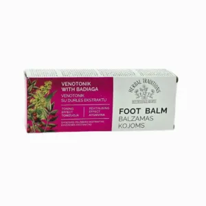 Krém-balzam na nohy s výťažkami z bylín a badyagy - 75ml - Herbal Traditions