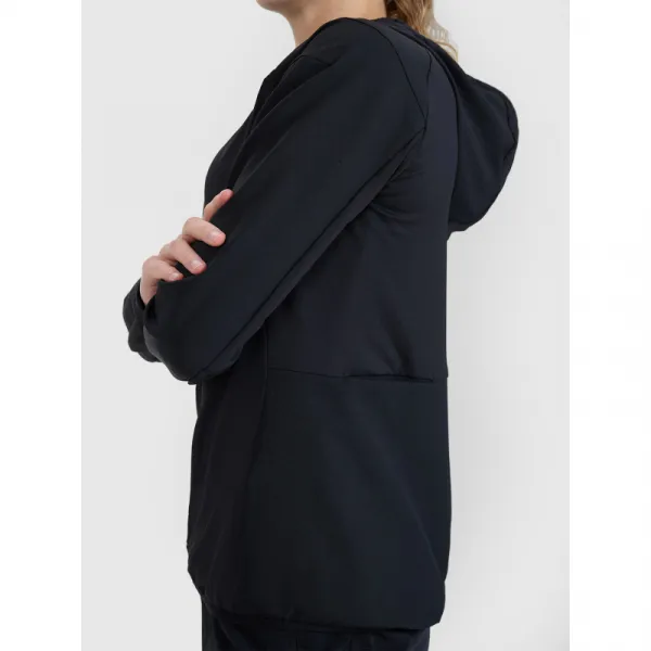 Dámska tréningová mikina so zipsom 4F SWEATSHIRT FNK F486-20S-DEEP BLACK