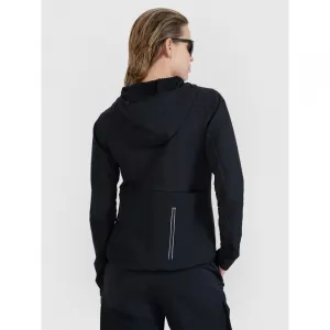 Dámska tréningová mikina so zipsom 4F SWEATSHIRT FNK F486-20S-DEEP BLACK