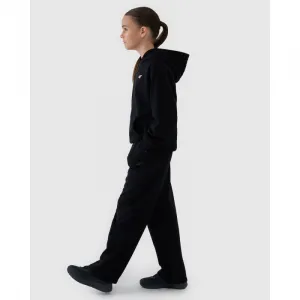 Chlapčenské tepláky 4F JUNIOR TROUSERS CAS-JWSS25TTROF0949-20S-BLACK
