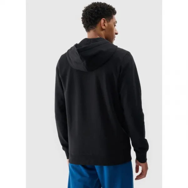 Pánska mikina so zipsom 4F SWEATSHIRT-WMM00TSWSM1768-20S-DEEP BLACK