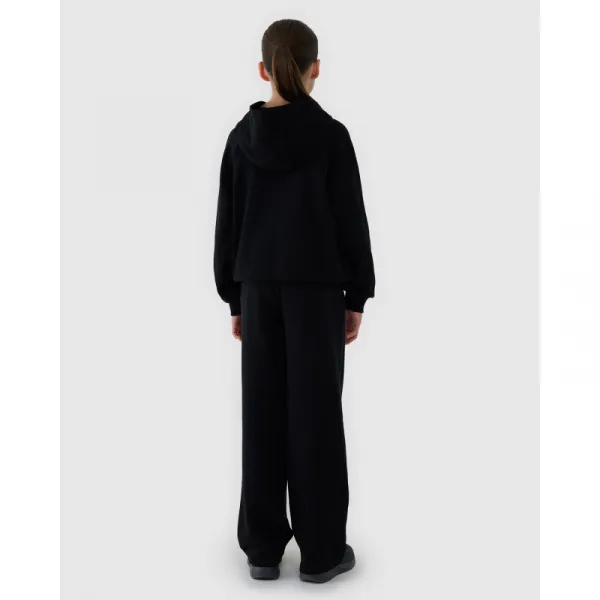 Chlapčenské tepláky 4F JUNIOR TROUSERS CAS-JWSS25TTROF0949-20S-BLACK