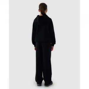 Chlapčenské tepláky 4F JUNIOR TROUSERS CAS-JWSS25TTROF0949-20S-BLACK