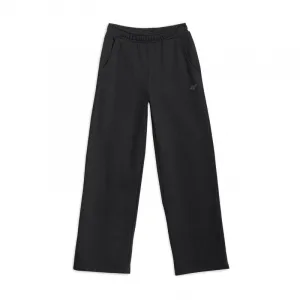 Chlapčenské tepláky 4F JUNIOR TROUSERS CAS-JWSS25TTROF0949-20S-BLACK