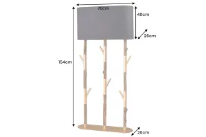 Stojacia lampa BADEBE Dekorhome