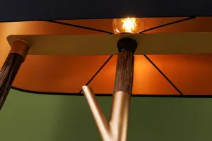 Stojacia lampa BADEBE Dekorhome