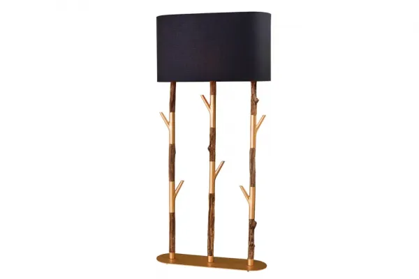 Stojacia lampa BADEBE Dekorhome
