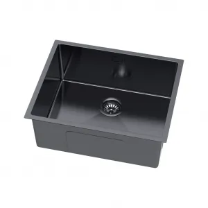 VELAZO Jednokomorový oceľový drez 54 x 44 cm PVD grafit, Velazo VELAZ5444B