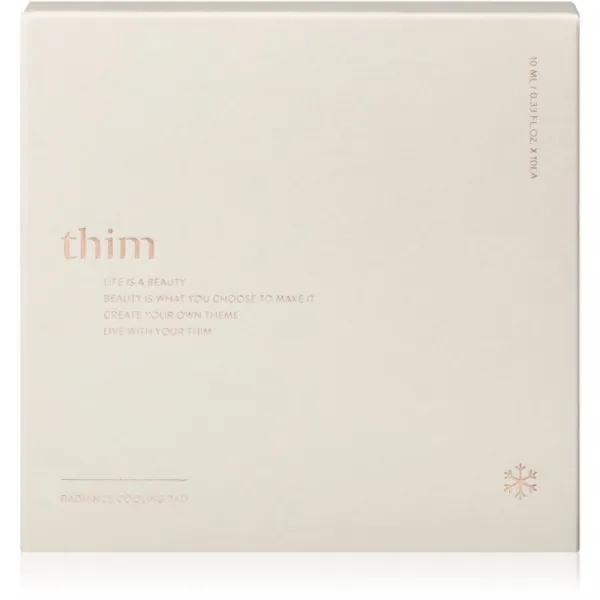 thim Radiance Cooling Pad tonizačné vankúšiky s chladivým účinkom 10 ks