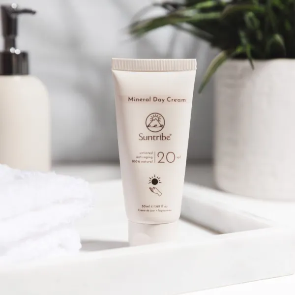 Suntribe Mineral Day Cream minerálny krém na opaľovanie SPF 20 50 ml