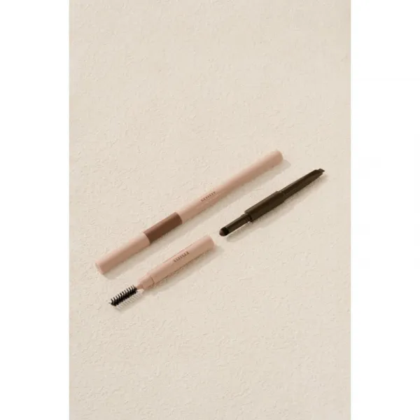 thim Artist Touch Brow Duo obojstranná ceruzka na obočie s kefkou odtieň 02 Natural Brown 0.6 g
