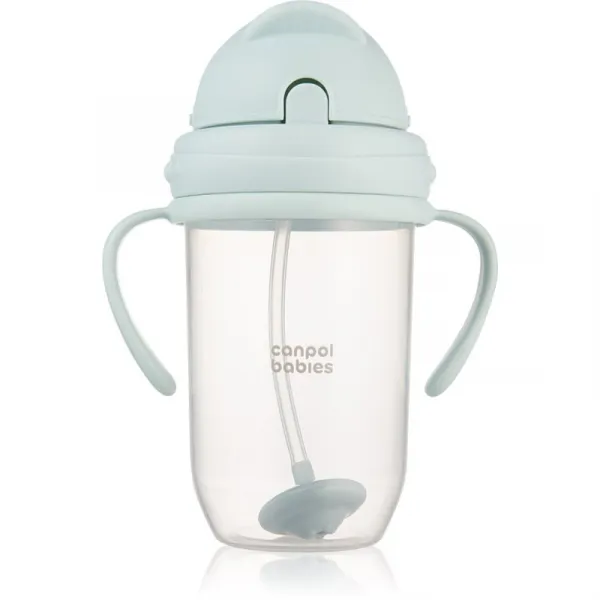 Canpol babies Cup hrnček so závažím Green 6m+ 270 ml