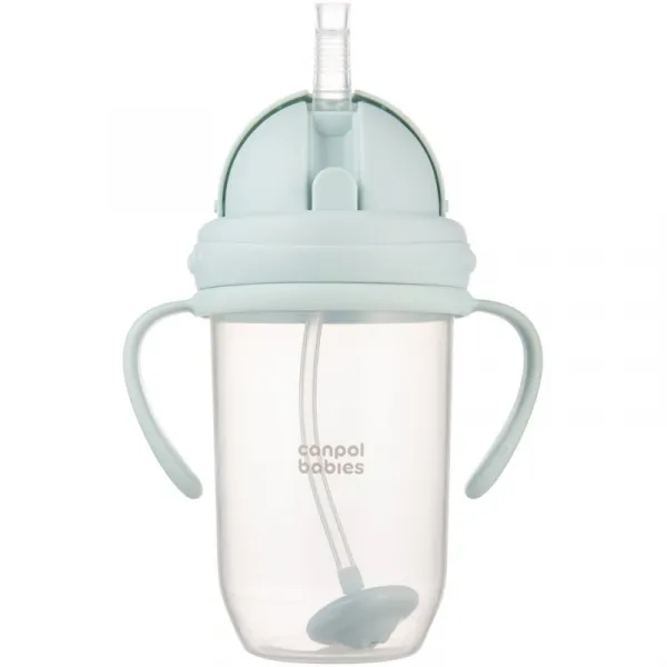 Canpol babies Cup hrnček so závažím Green 6m+ 270 ml