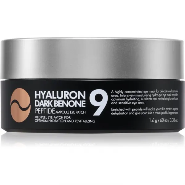 Medi - Peel Hyaluron Dark Benone Peptide 9 Ampoule hydrogélové vankúšiky proti kruhom pod očami 60 ks