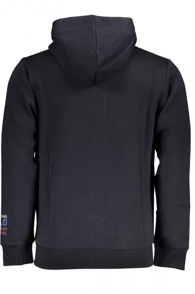 US GRAND POLO MEN'S BLUE ZIP SWEATSHIRT