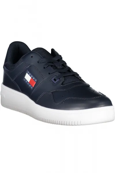 Tommy Hilfiger RETRO BASKET ESSENTIAL Pánske tenisky, tmavo modrá, veľkosť