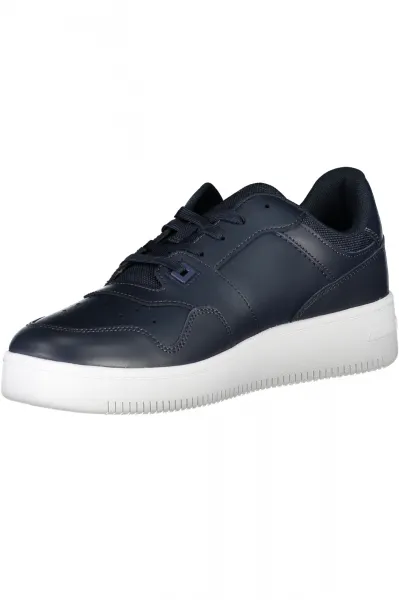 Tommy Hilfiger RETRO BASKET ESSENTIAL Pánske tenisky, tmavo modrá, veľkosť