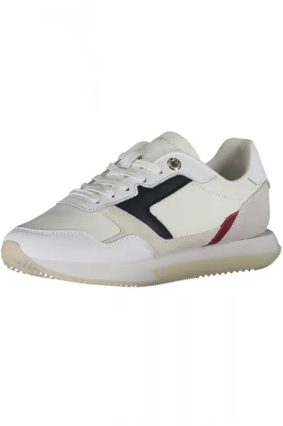 Tenisky pre ženy Tommy Hilfiger - biela, svetlosivá, krémová, červená, čierna