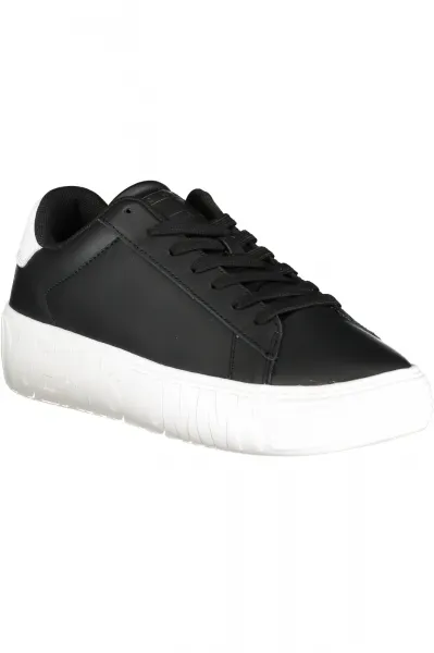 Tommy Hilfiger TOMMY JEANS ESSENTIAL EMBOSSED TRAINERS Pánske tenisky, čierna, veľkosť