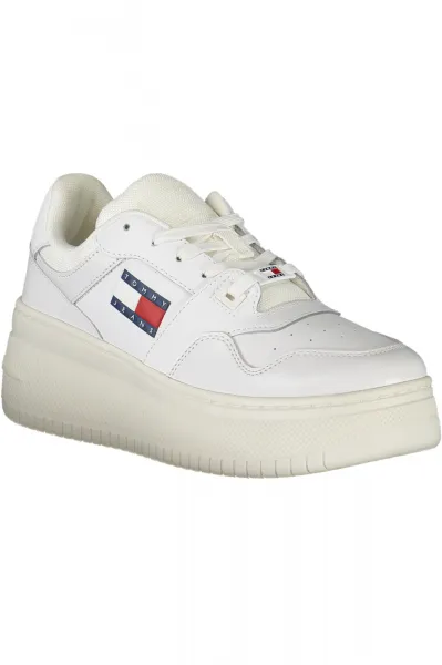 Tommy Hilfiger TJW RETRO BASKET FLATFORM ESS Dámske tenisky, biela, veľkosť