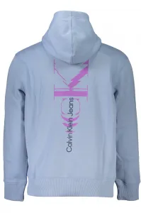 Modrá mikina Calvin Klein bez zipsu