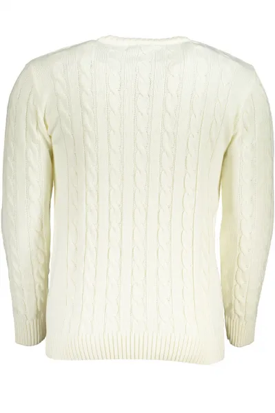 US GRAND POLO MEN'S WHITE SWEATER