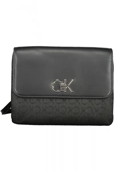 Calvin Klein Handbag Women / Girl Black Jacquard Mono