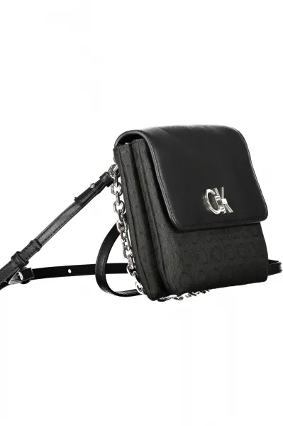 Calvin Klein Handbag Women / Girl Black Jacquard Mono
