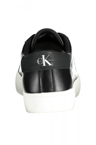 Čierne pánske kožené tenisky Calvin Klein